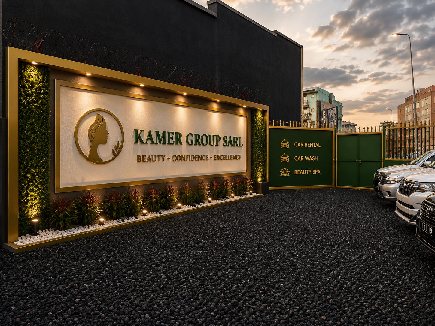 Kamer Group exterior signage