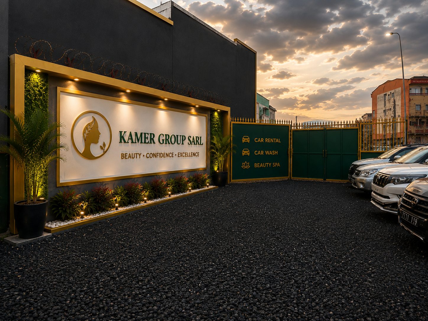 Kamer Group exterior signage