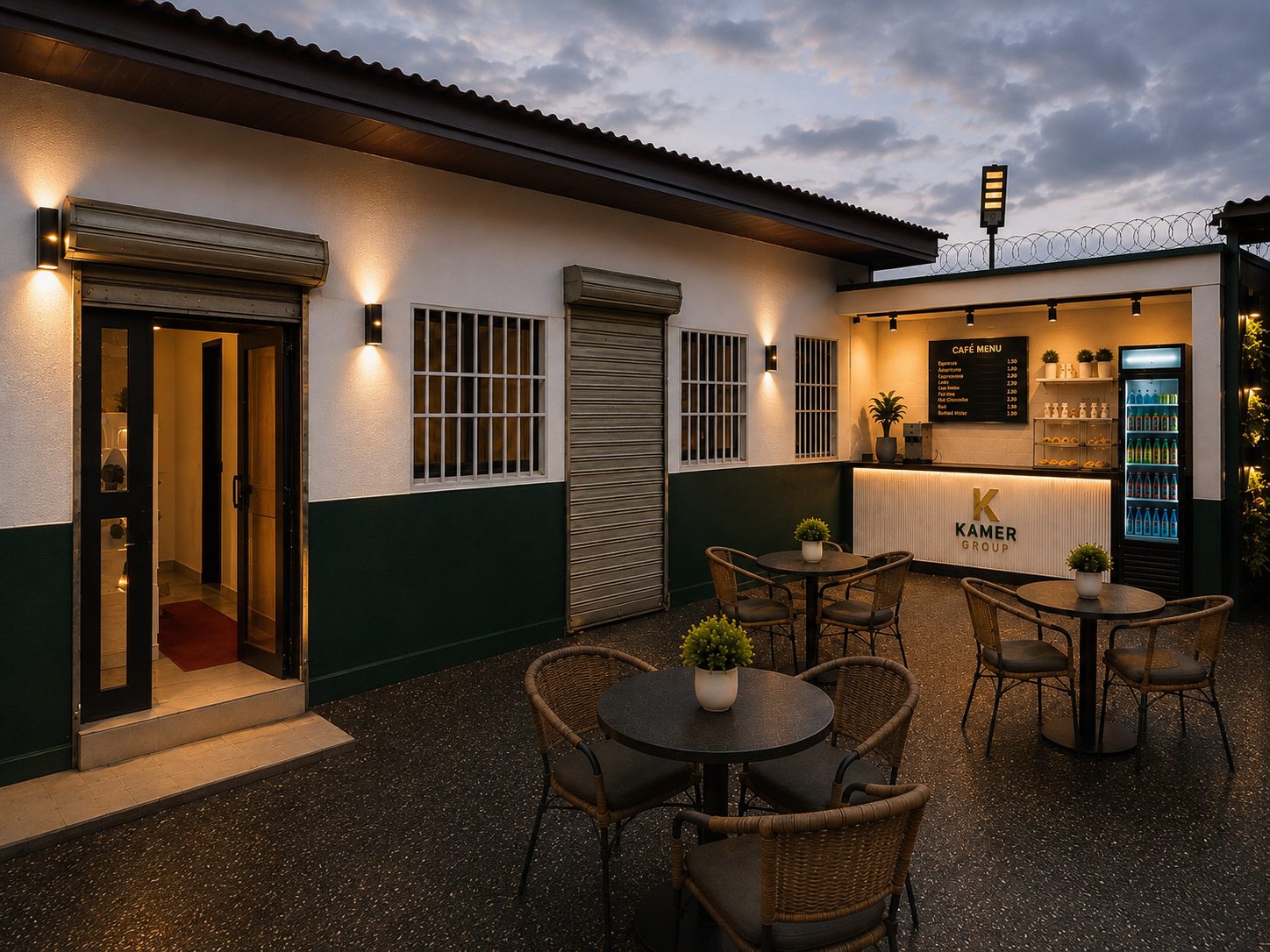 Kamer lounge and wellness environment